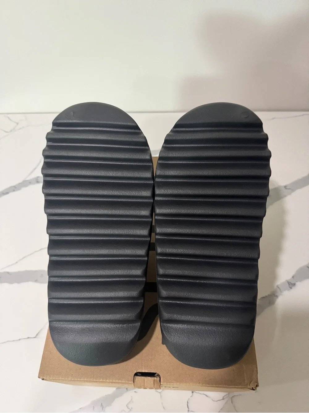 adidas Black YZY Slide Men's Minimal Slide Sandals